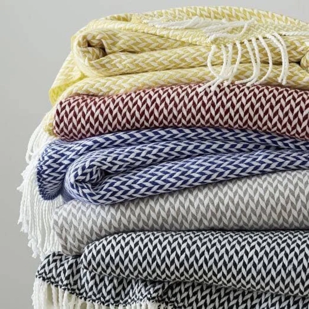 West Elm Warmest Throw Arrow Jacquard